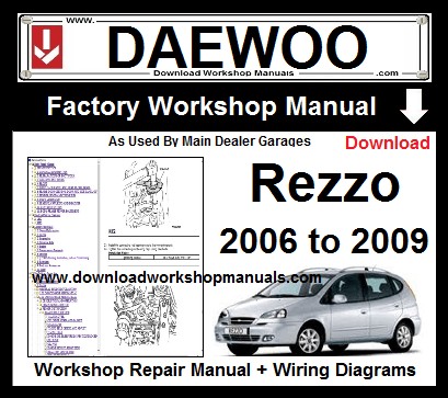 Daewoo Rezzo Workshop Service Repair Manual Download